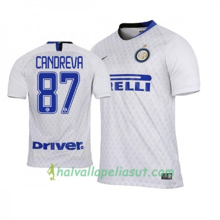 Jalkapallo Pelipaidat Inter Milan Antonio Candreva 87 Vieraspaita 2018-2019 Lyhythihainen